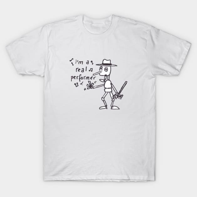 Puppet Performer T-Shirt by ubercuties